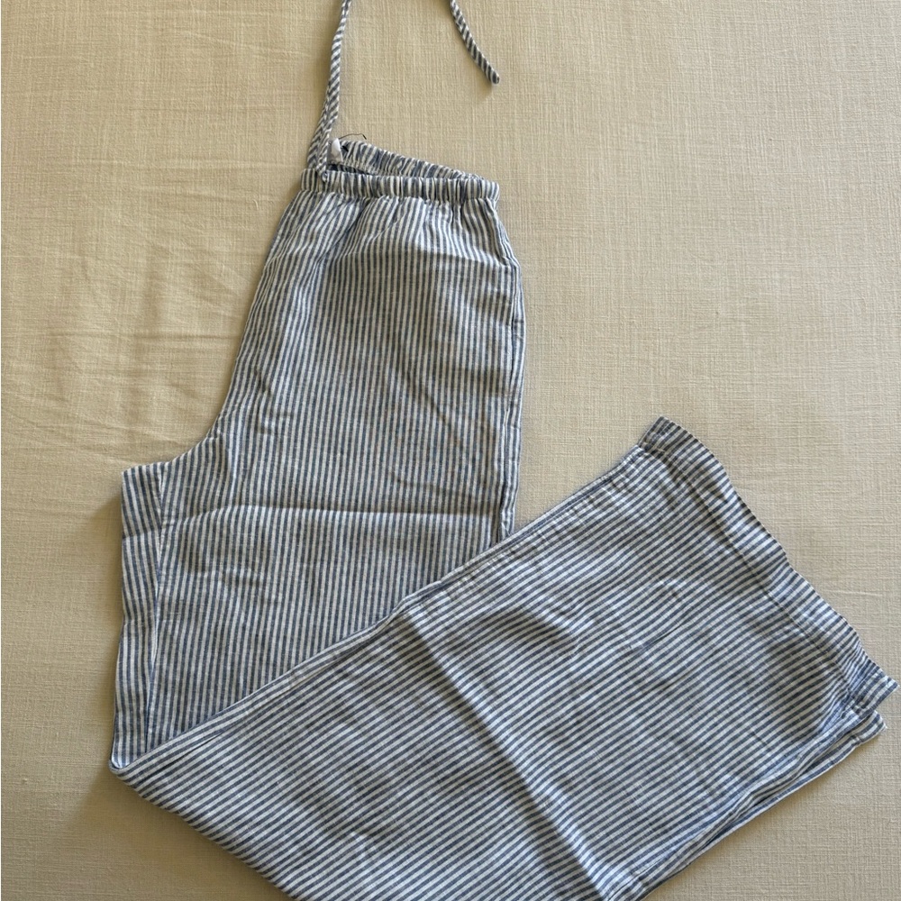 Cotton On Blue and White Striped Pants